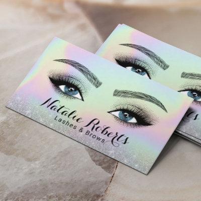 Lashes Brows Microblading Holographic Beauty Eyes
