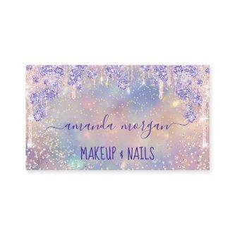 Lashes Hairdresser Makeup Rose Gold Holograph
