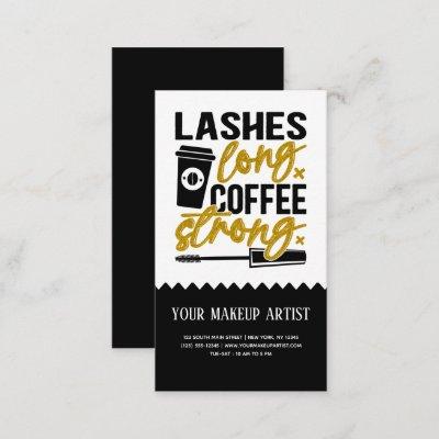 Lashes long Coffee strong