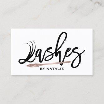 Lashes Makeup Artist Modern Eyelash Typography