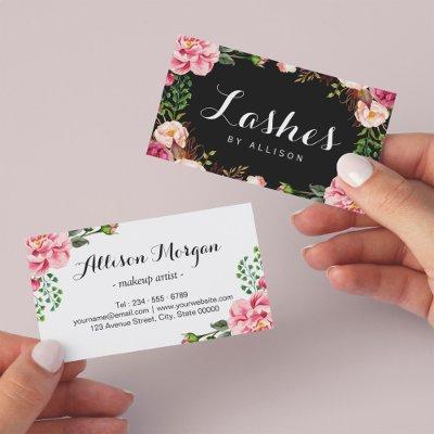 Lashes Script by Makeup Artist Blush Floral Wrap