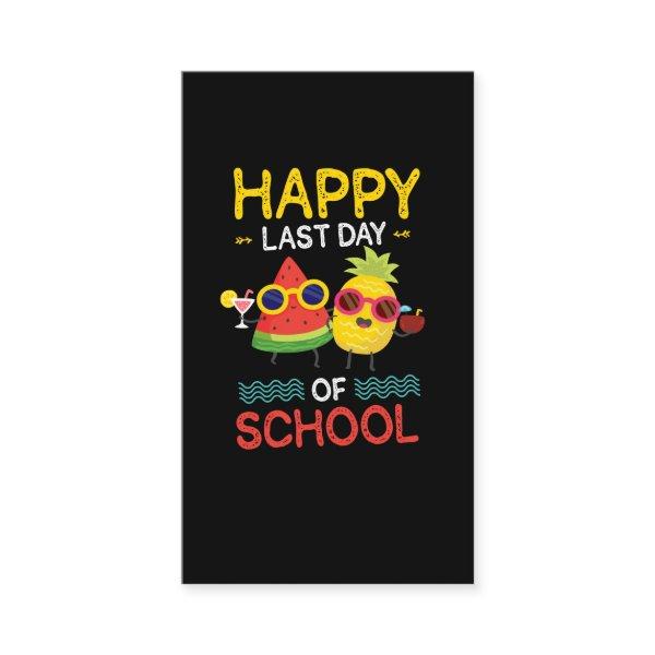 Last Day Of School Summer Holiday Funny Fruits