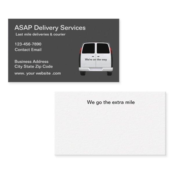 Last Mile Delivery And Courier Service