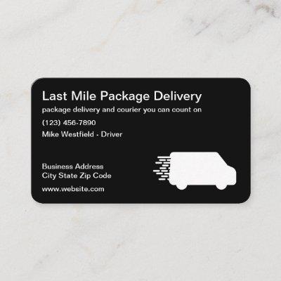 Last Mile Delivery Package Courier