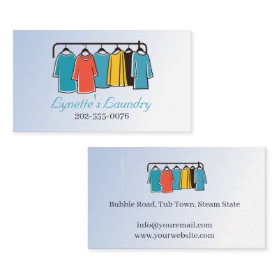 Laundry Ironing Dry Cleaning Blue