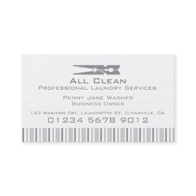 Laundry service grey swing tag /