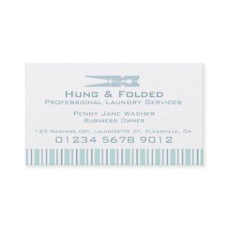 Laundry service mint swing tag /