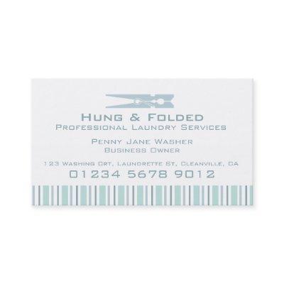 Laundry service mint swing tag /
