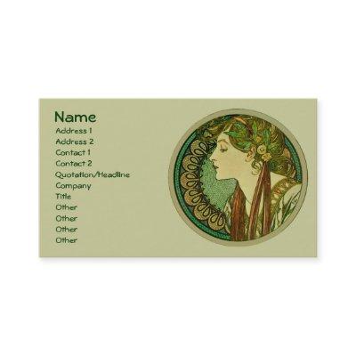 Laurel, Alphonse Mucha Vintage Art Nouveau