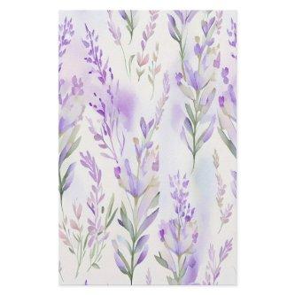 Lavendar Watercolor Soap Wrap Paper Sheet