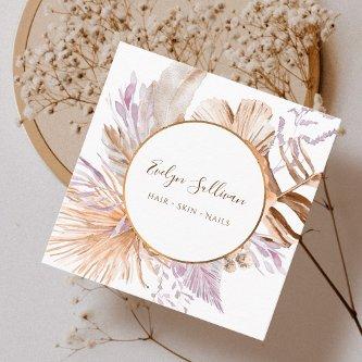 Lavender and peach bouquet