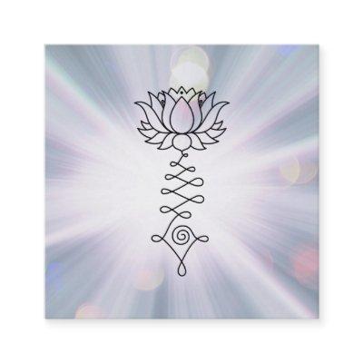 *~* Lavender Blue Rays Healing Reiki Energy Lotus Square
