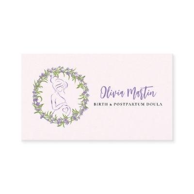 Lavender & Blush Modern Birth & Postpartum Doula