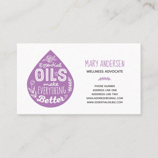 Lavender Essential Oil Drop