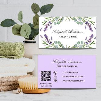 Lavender eucalyptus greenery QR code