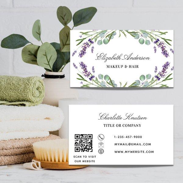 Lavender eucalyptus greenery QR code