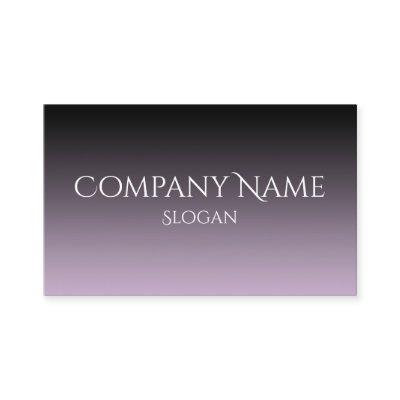 Lavender Gray and Black Ombre
