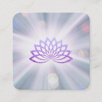 *~* Lavender Lotus Rays Reiki Energy Healing Square