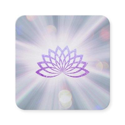 *~* Lavender Lotus Rays Reiki Energy Healing Square