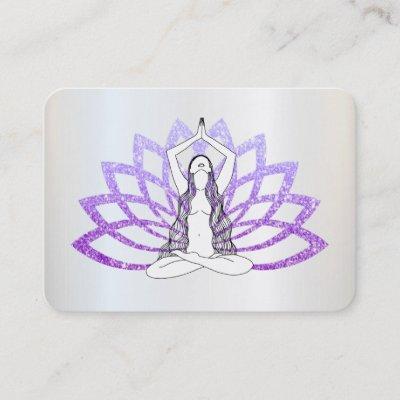 *~* Lavender Lotus  Yoga  Woman Healing Energy
