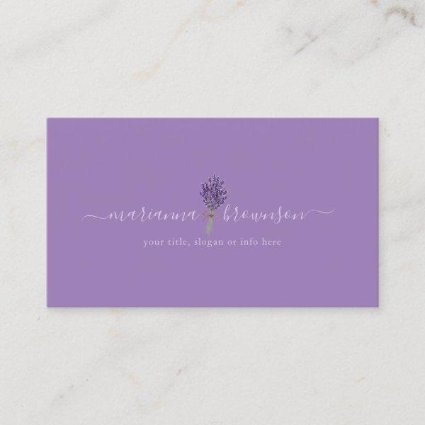 Lavender purple flower simple