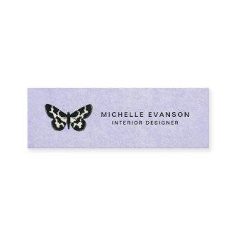 Lavender Purple with Simple Butterfly Logo Mini