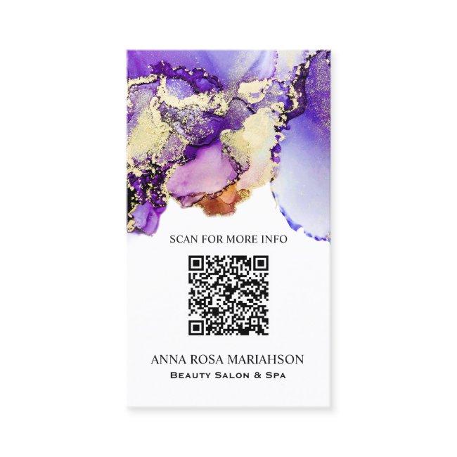 *~* LAVENDER QR CODE Yummy Gold Bold AP29