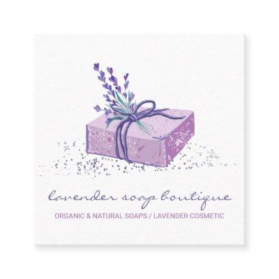 Lavender Soap Purple Bath Cosmetic Square