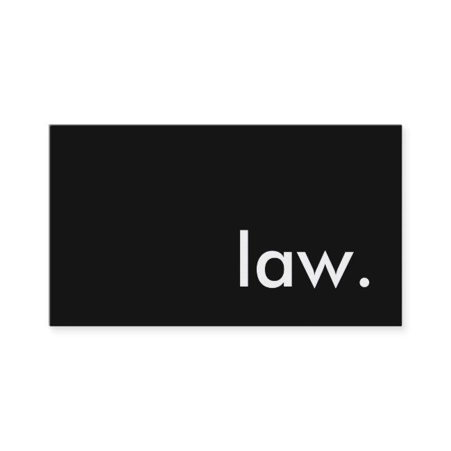 law.