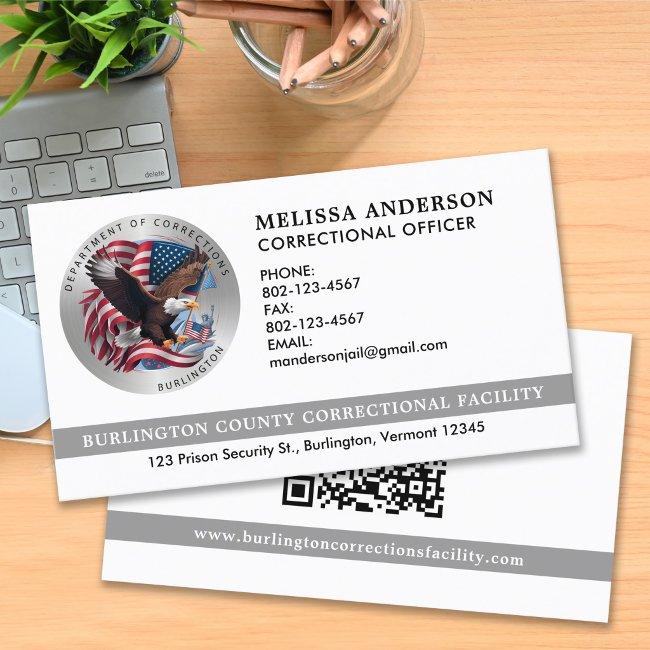 Law Enforcement Custom Logo Corrections Officer