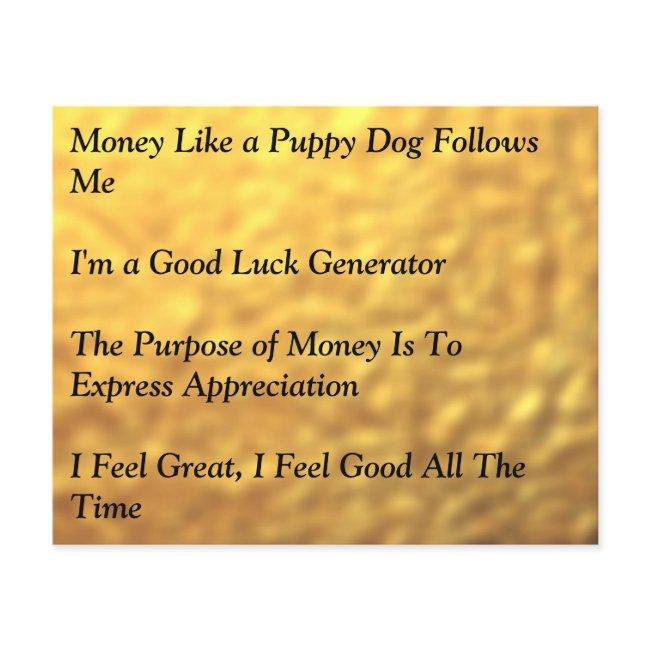 Law of Attraction Affirmation Cards Flyer