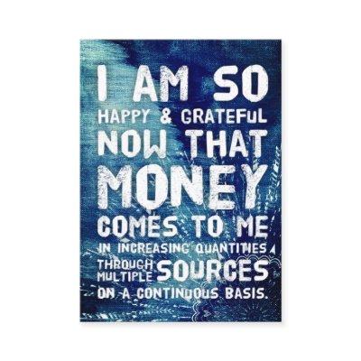 Law of Attraction Money Manifestation Quote Wealth