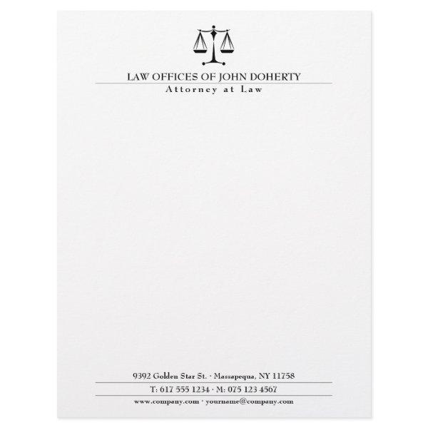 LAW OFFICE | Elegant Letterhead