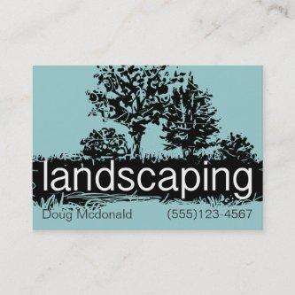 Lawn Care business/service card template