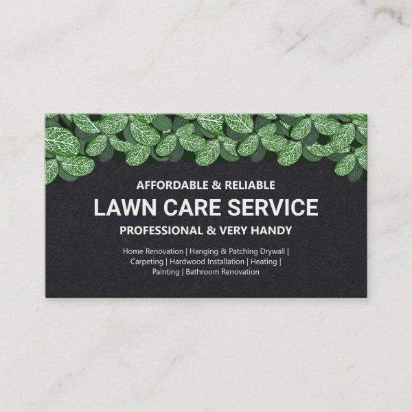 Lawn Care & Landscaping Professional Foliage Black