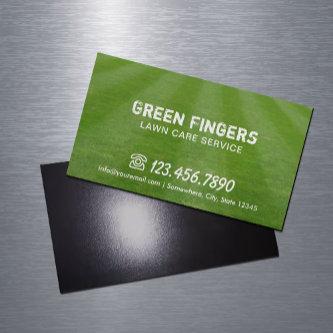 Lawn Care & Landscaping Professional Green Field  Magnet