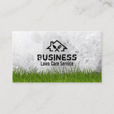 Lawn Care & Landscaping Professional House Logo