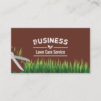 Lawn Care & Landscaping Service Brick Red