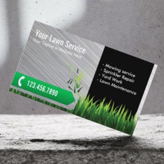 Lawn Care & Landscaping Service Metal