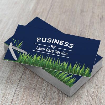 Lawn Care & Landscaping Service Navy Blue
