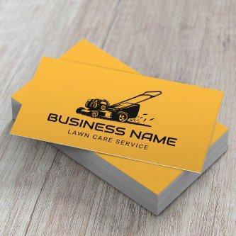 Lawn Care & Landscaping Service Plain Gold