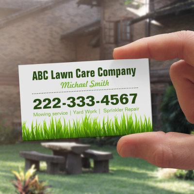 Lawn Care Landscaping Services Green Grass Style  Magnet