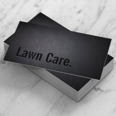 Lawn Care Professional Minimalist Black