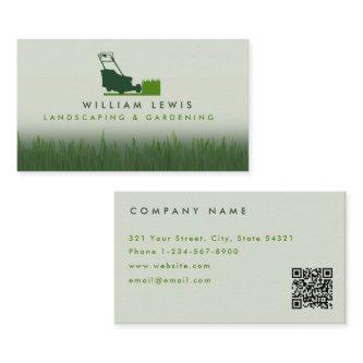 Lawn Care Simple Landscape Mowing QR Code