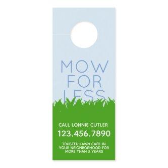 Lawn Mowing Services Door Hanger