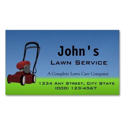 Lawn Service  Magnet