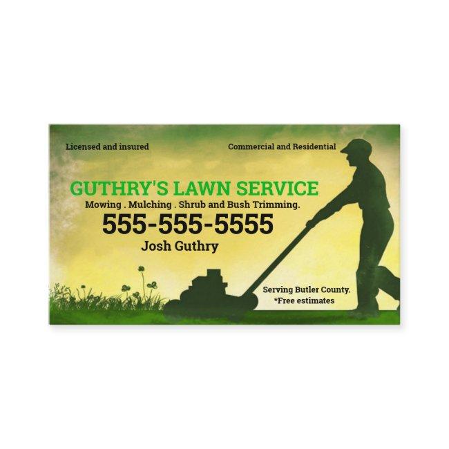 Lawn Service with push mower