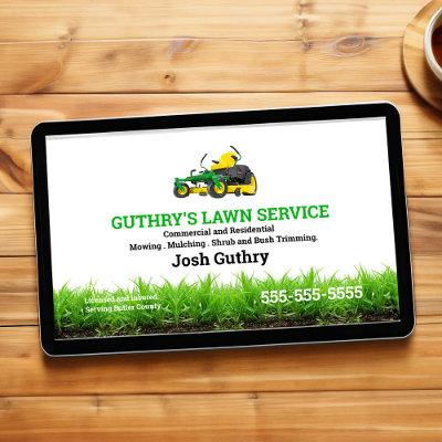 Lawn Service  with zero turn mower
