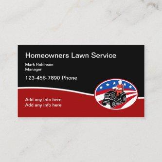 Lawn Service Modern Patriotic Design