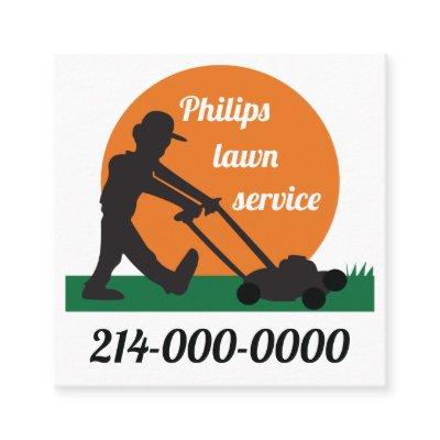 Lawn Service Square